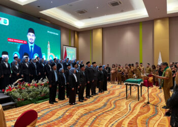 Walikota Ambon Lantik Pengurus DPD Lasqi Nusantara Jaya 2025–2030