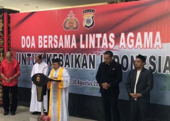 Polda Maluku Gelar Doa Bersama Lintas Agama