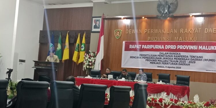 DPRD Maluku Setuju RPJMD 2025–2029 Jadi Perda