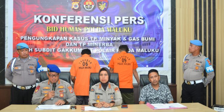 Polda Maluku Berhasil Ungkap Kasus Minyak Ilegal dan Penyelundupan Merkuri