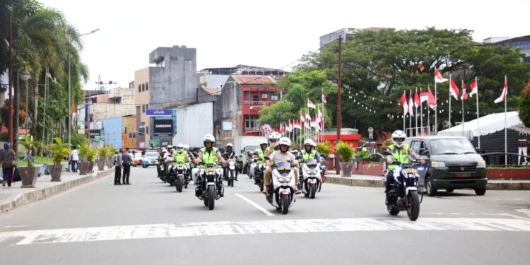 Kapolda Maluku Pimpin Patroli Cipta Kondisi Seputaran Kota Ambon