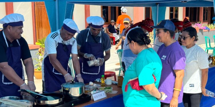 Kolaborasi PLN UP3 Saumlaki dan GPM Sejahtera, Dukung Electrifying Lifestyle Lewat Lomba Pangan Lokal