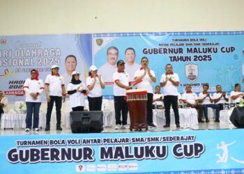 Gubernur Maluku Hadiri Peringatan Haornas dan Tutup Turnamen Voli Pelajar