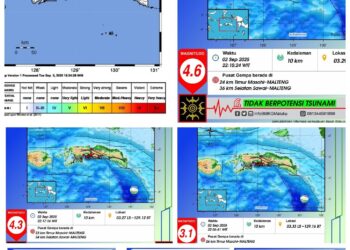 Masohi Diguncang 9 Gempa Tektonik, BMKG: Akibat Aktivitas Sesar Aktif
