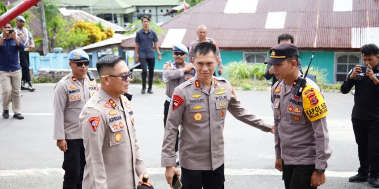 Kapolda Maluku Tinjau Polsek Dullah Selatan Polres Tual