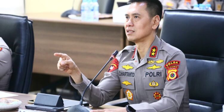 Kapolda Maluku Pimpin Anev Mingguan, Tekankan Profesionalisme dan Respons Cepat Hadapi Konflik