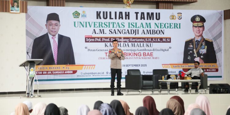 Beri Kuliah Umum di UIN AMSA, Kapolda Maluku Minta Mahasiswa Bijak di Era Digital