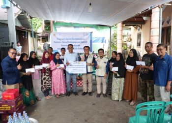 PLN UIW UIW MMU Salurkan Bantuan Material Bangunan untuk Korban Kebakaran di Desa Batumerah