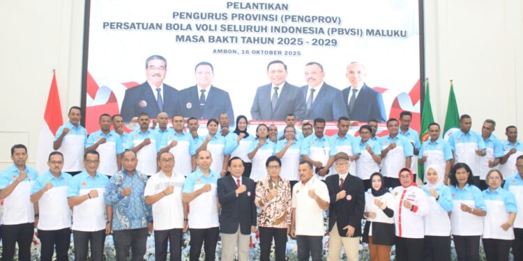 Pengurus PBVSI Maluku 2025-2029 Resmi Dilantik