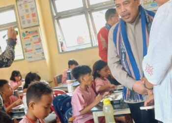 Ketua Ombudsman RI Tinjau Pembagian MBG di SDN 61 Ambon