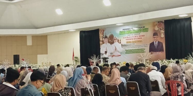 Peringati Maulid Nabi, Walikota Ambon Ajak Masyarakat Bangun Toleransi dan Kehidupan Bersama