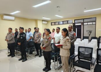 Polda Maluku Gelar Pembinaan Rohani dan Mental bagi Personel Polri