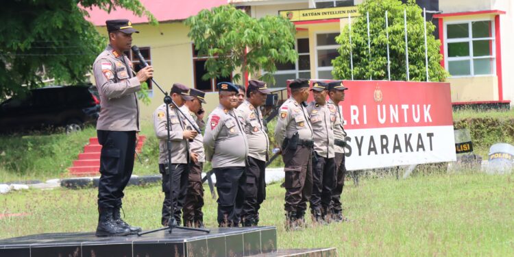 Polres MBD Gelar Simulasi Quick Response Time Situasi Kontijensi