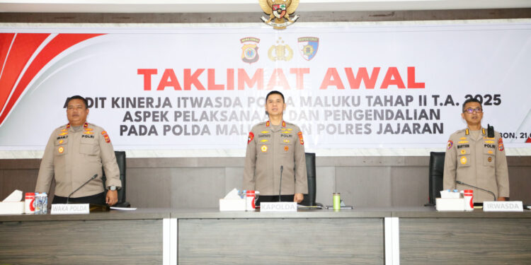 Kapolda Maluku Buka Taklimat Awal Audit Kinerja Itwasda