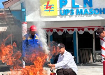 PLN UP3 Masohi Gelar Simulasi Tanggap Darurat
