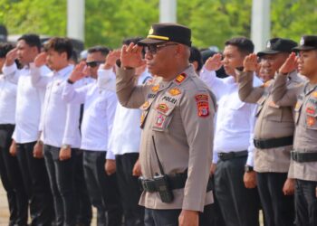 209 Personel Polres Tual Dikerahkan Amankan Kunker Wapres Gibran ke Tual dan Malra