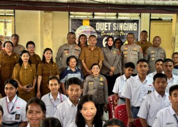 Polresta Ambon Gelar Sosialisasi di SMA Kristen YKPM, Ajak Pelajar Jauhi Tawuran dan Narkoba