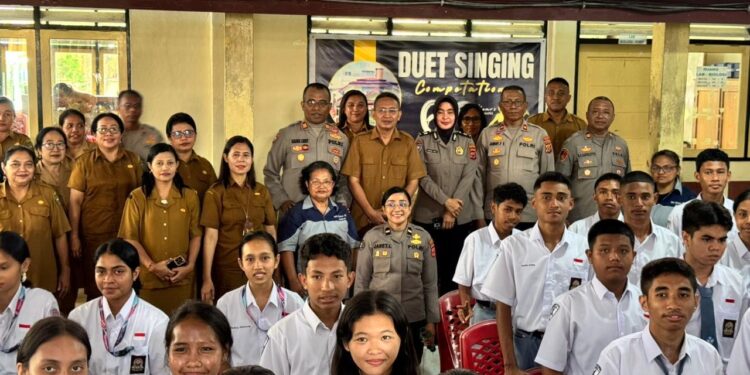 Polresta Ambon Gelar Sosialisasi di SMA Kristen YKPM, Ajak Pelajar Jauhi Tawuran dan Narkoba
