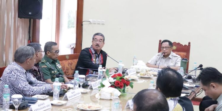 Gubernur Paparkan Pertumbuhan Ekonomi Maluku Kepada Mendagri RI Tito Karnavian