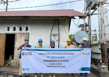 PLN UP3 Ternate Dorong Pertumbuhan Industri Lewat Peningkatan Daya Listrik PT Alfa Adiel di Ternate
