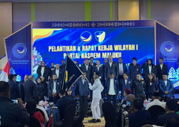 Partai Nasdem Maluku Gelar Pelantikan dan Rakerwil 1, Ini Harapan Waketum