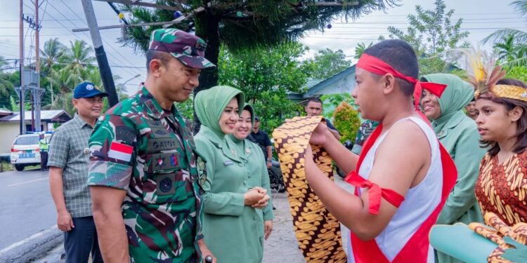 Pangdam XV/Pattimura Sambangi Koramil Dobo, Tekankan Pentingnya Sinergi dan Kesiapan Prajurit