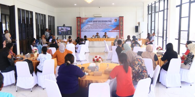 Polda Maluku Gelar FGD Bahas Peran Polri dalam Pengawasan Program MBG