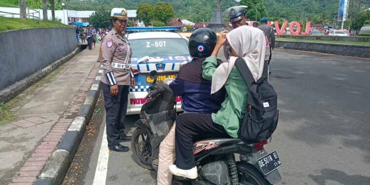 Hari Kedua Ops Zebra Salawaku Polda Maluku, Puluhan Kendaraan Bermotor Terjaring Razia