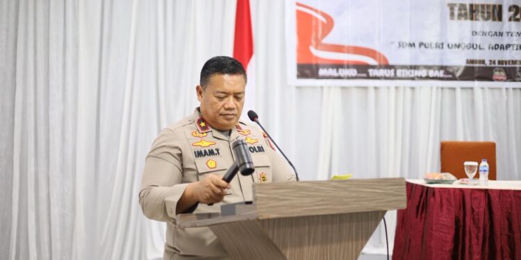 Wakapolda Maluku Buka Rakorbin SDM dan PNS