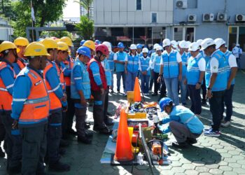 PLN UIW MMU Gelar Apel Siaga Kelistrikan, 1369 Personel Siap Jaga Listrik Andal Jelang Nataru