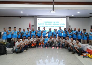 PLN UIW MMU Kerahkan 16 Petugas BKO ke Aceh untuk Penormalan Jaringan Listrik Pasca Musibah Banjir