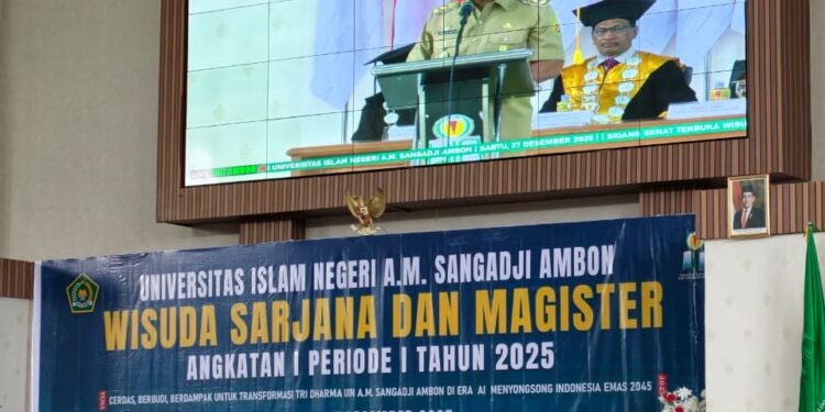 Wisuda Perdana UIN A.M. Sangadji Ambon, Ini Pesan Wakil Gubernur Maluku