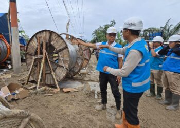 PT PLN Berhasil Pulihkan Jaringan Transmisi Bertegangan 150 Kv