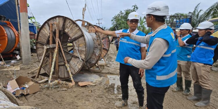 PT PLN Berhasil Pulihkan Jaringan Transmisi Bertegangan 150 Kv