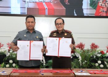 Kejati Teken MoU Dengan Gubernur dan Kepala Daerah Kabupaten & Kota se-Maluku