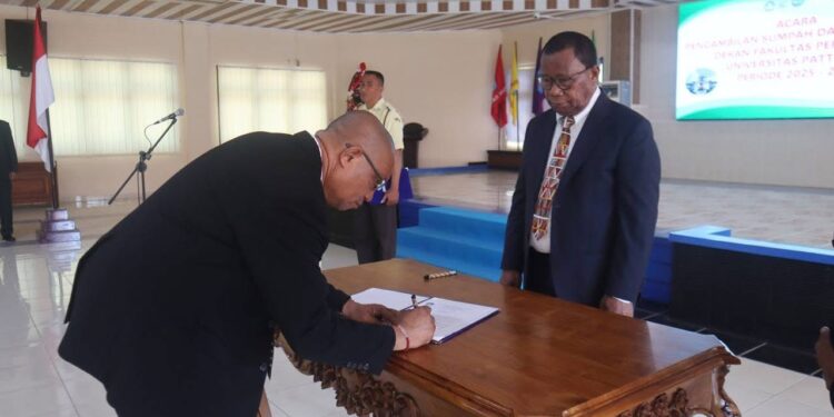 Pelantikan Dekan Pertanian Universitas Pattimura Periode 2025-2029