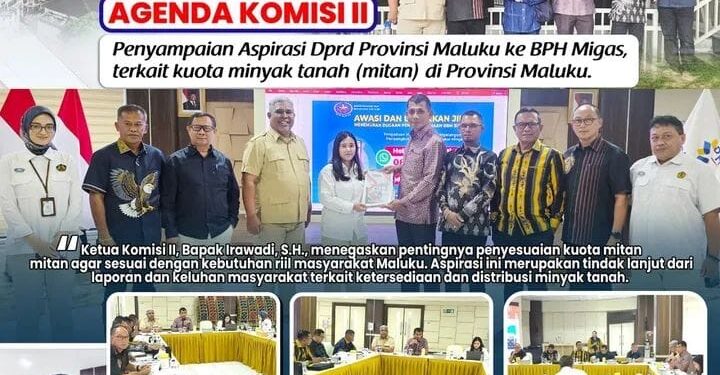 Komisi II DPRD Maluku Minta Penambahan Kuota Minyak Tanah dan BBM di BPH Migas