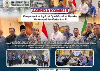 Komisi II DPRD Provinsi Maluku Temui Menteri Pertanian, Ini Yang Dibicarakan