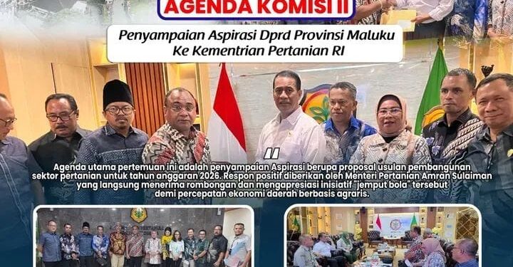 Komisi II DPRD Provinsi Maluku Temui Menteri Pertanian, Ini Yang Dibicarakan