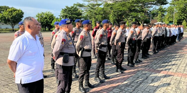 Dirresnarkoba Polda Maluku Pimpin Apel KRYD 2026 Jelang Operasi Pekat dan Ketupat