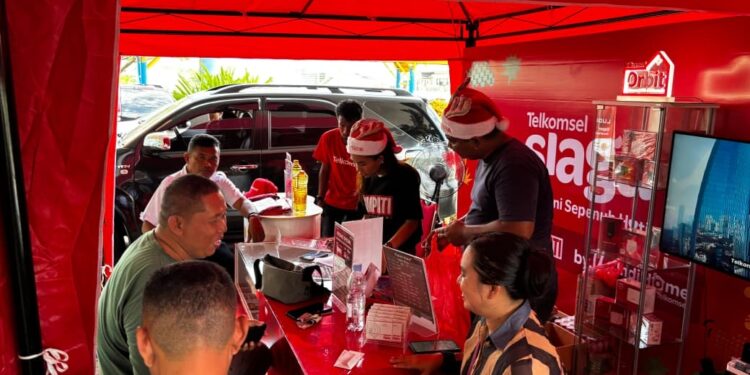 Telkomsel Catat Lonjakan Trafik Data 9,3 Persen di Papua dan Maluku Selama Libur Nataru