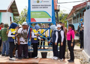 Pertamina Gandeng Kementerian ESDM dan SERUNI KMP Buka Akses Air Bersih bagi Masyarakat