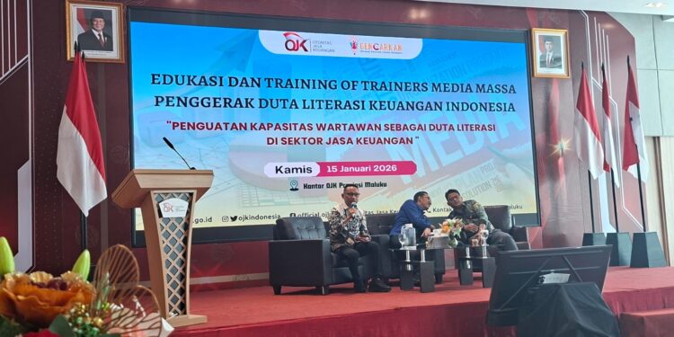 OJK Maluku Gelar Edukasi dan ToT Bagi Wartawan di Ambon