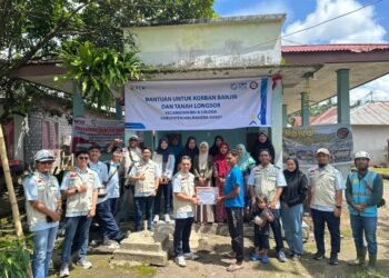 YBM PLN UIW MMU Salurkan Bantuan Kemanusiaan untuk Korban Banjir dan Longsor di Halmahera Barat