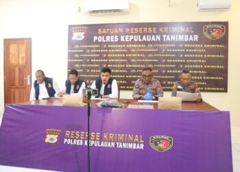 Satreskrim Polres Kepulauan Tanimbar Tetapkan 11 Tersangka Dari 2 Kasus Konflik Lahan Dua Desa