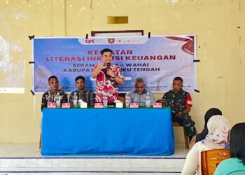 OJK Maluku Gelar Literasi dan Inklusi Keuangan di Negeri Wahai