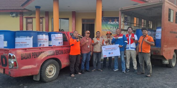 Pertamina Patra Niaga Papua Maluku Salurkan 4 Ribu Liter BBM untuk Pemulihan Banjir dan Longsor di Halut