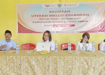 OJK Maluku Perkuat Literasi dan Inklusi Keuangan Masyarakat Negeri Gah SBT