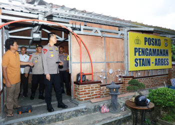 Kapolda Maluku Lakukan Pengecekan Pos Pengamanan Stain-Arbes