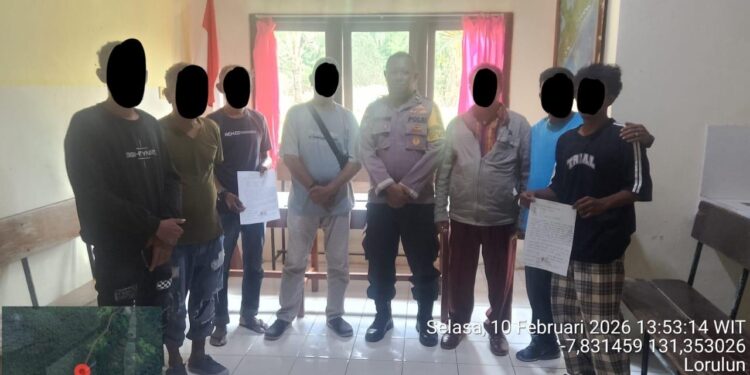 Bhabinkamtibmas Mediasi Kasus Penganiayaan Antar Keluarga di Tanimbar